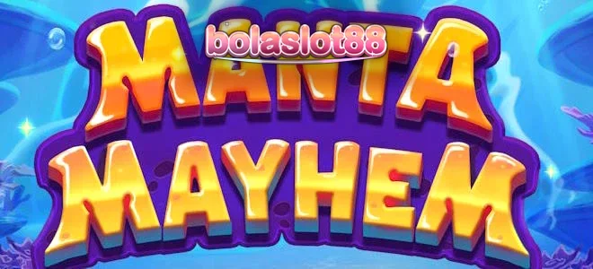 Karakter makhluk laut lucu dalam permainan slot Manta Mayhem